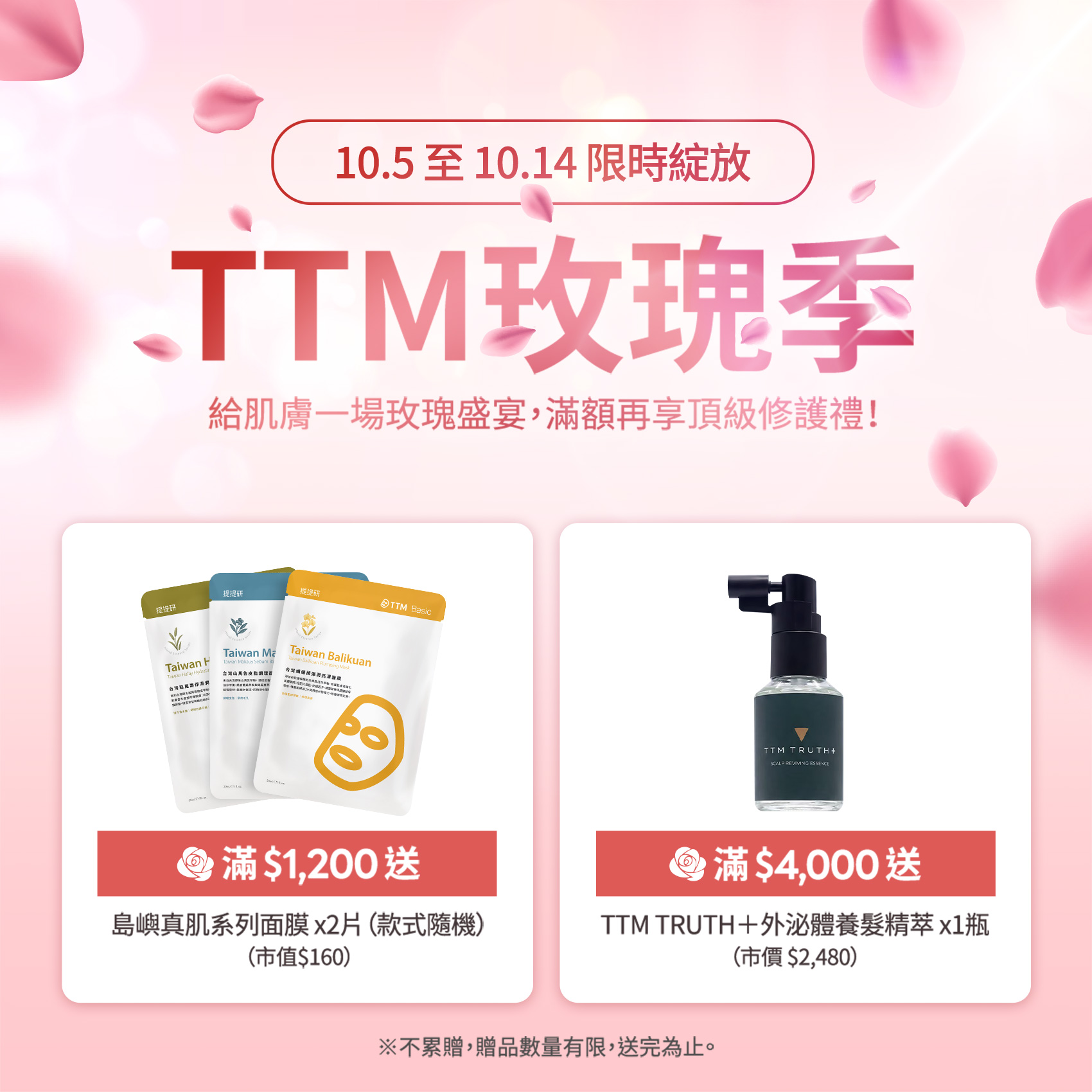 TTM玫瑰季 活動內容