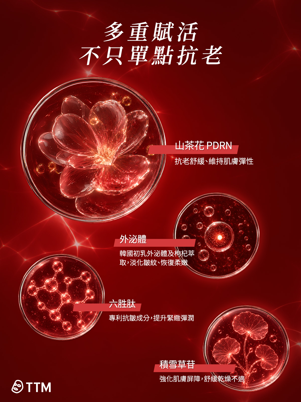 多重賦活，不只單點抗老